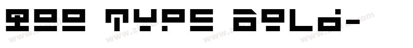 QOO type Bold字体转换